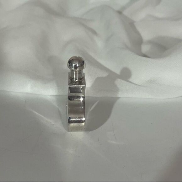 RARE! Sterling Silver Mexico 1970 Taxco Modernist Perfume Bottle - Picture 3 of 13
